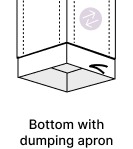 Big Bag bottom with dump apron